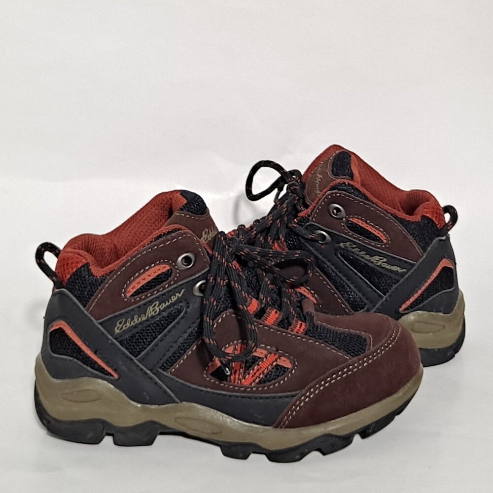 Boys Eddie Bauer Brown Suede Fall Boots
